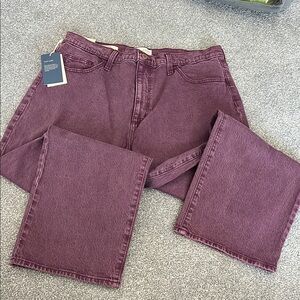 VINTAGE STRAIGHT Women's Purple Jeans
